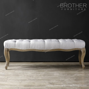 Thickened wear-resisting furniture tufted ottoman for bedroom